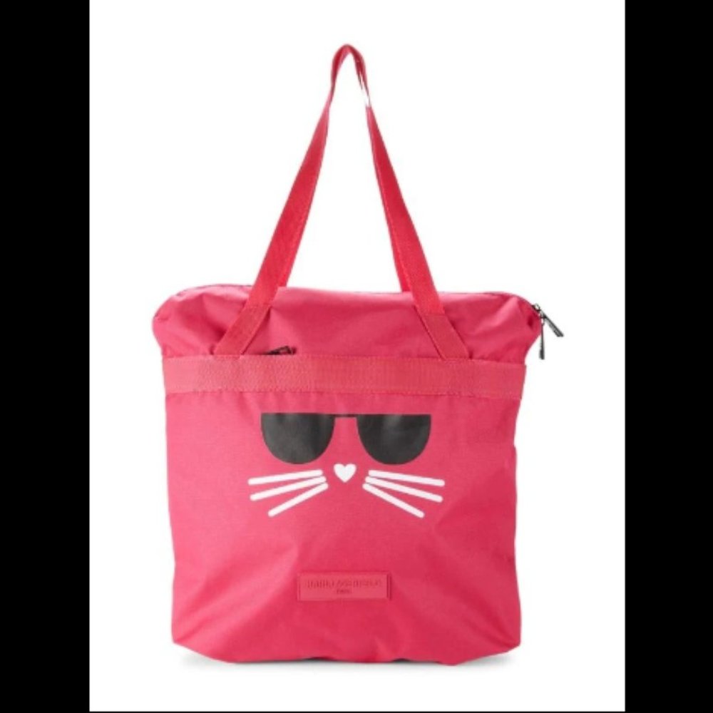 NWT, Designer Karl Lagerfield Cat Tote